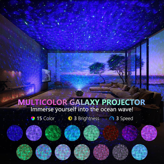 Galaxy Projector for Bedroom, Light Projector Star Projector Galaxy Light with B