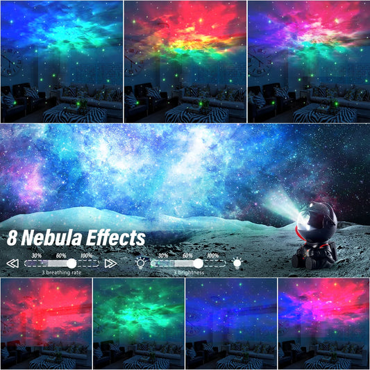 Astronaut Galaxy Star Projector Starry Night Light, Astronaut Light Projector with Nebula,Timer and Remote Control, Bedroom and Ceiling Projector, Christmas Gifts for Children and Adults