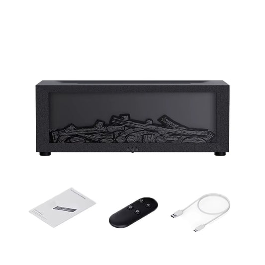 Fire Aroma Diffuser Fire Home Room Fragrance Humidifier with Night Light Diffuser Air Humidifier Essential Oil Diffuser
