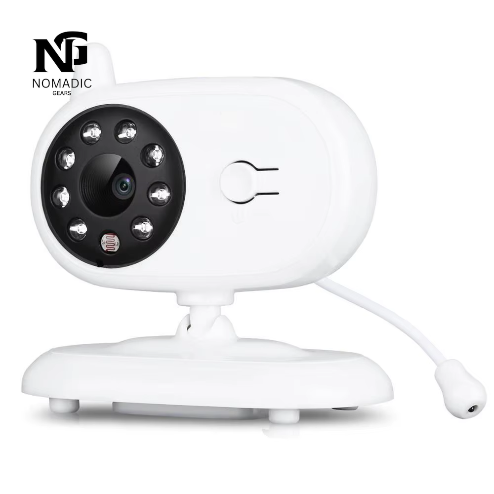 3.5-Inch Wireless Digital Video Baby Monitor with Night Vision and Temperature Monitoring